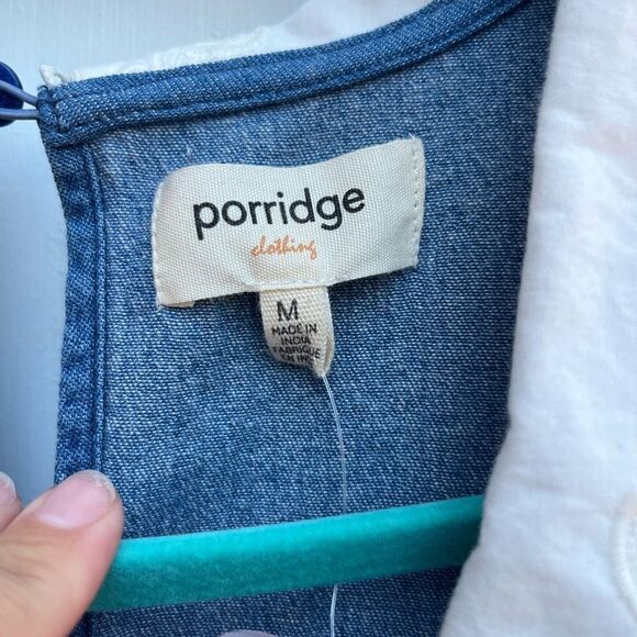 Anthropologie Porridge Denim Collared Slim Midi Dress NWT - Picture 6 of 8